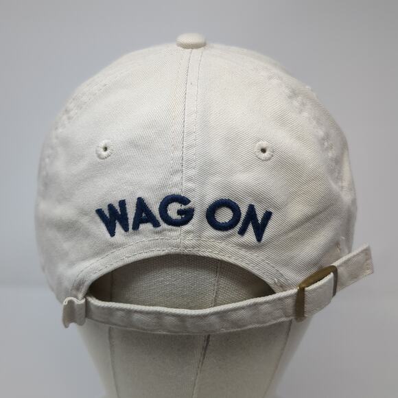 Dog Wag On Slideback Hat Beige One Size Embroidered Life Is Good - Picture 6 of 9